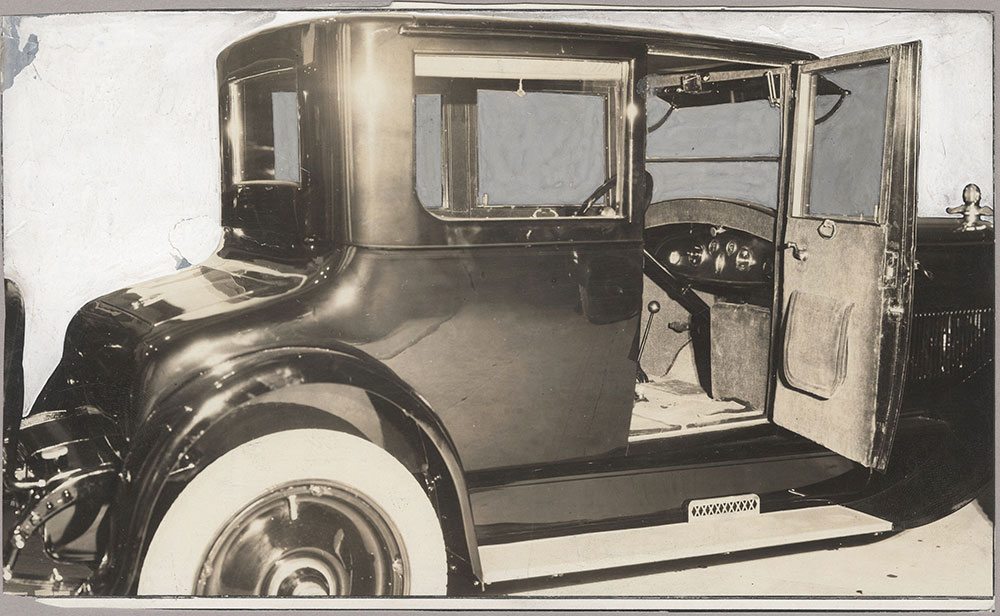 Flint, coupe, interior - 1923