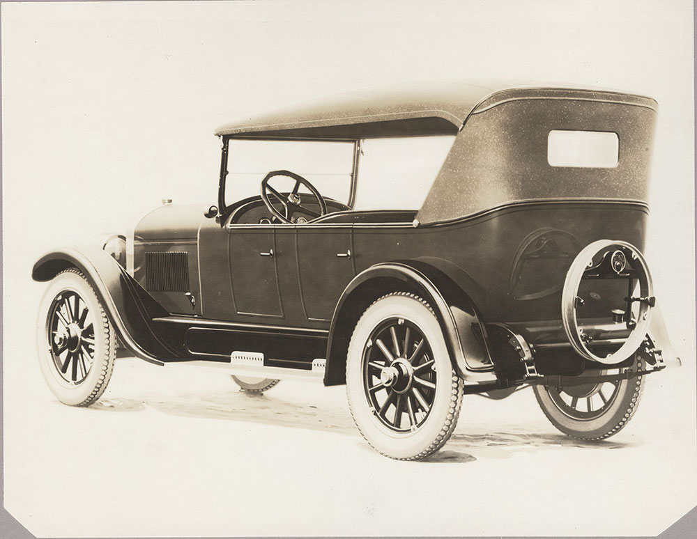 Flint touring, rear view- 1923