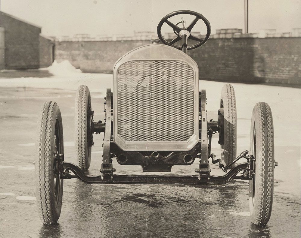 Flint, chassis, radiator, from front- 1923