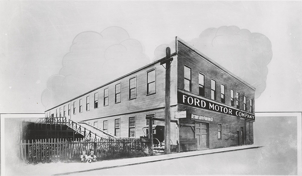 Ford Motor Company, factory on Mack Avenue, Detroit.
