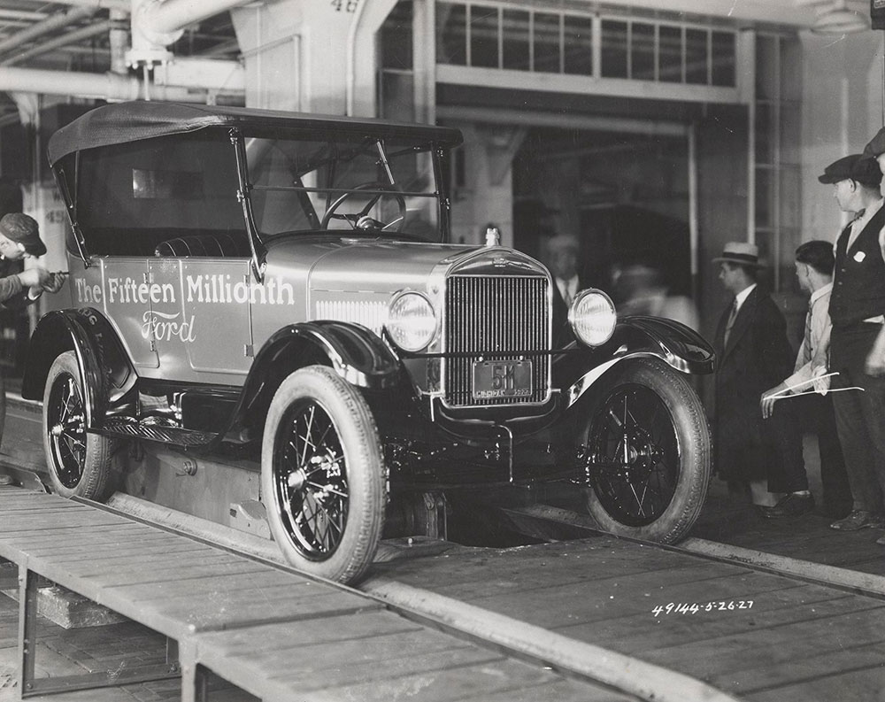 The Fifteen Millionth Ford Model-T - 1927