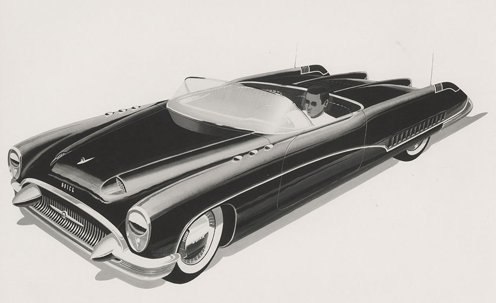 Buick Wildcat sport convertible concept car : 1953