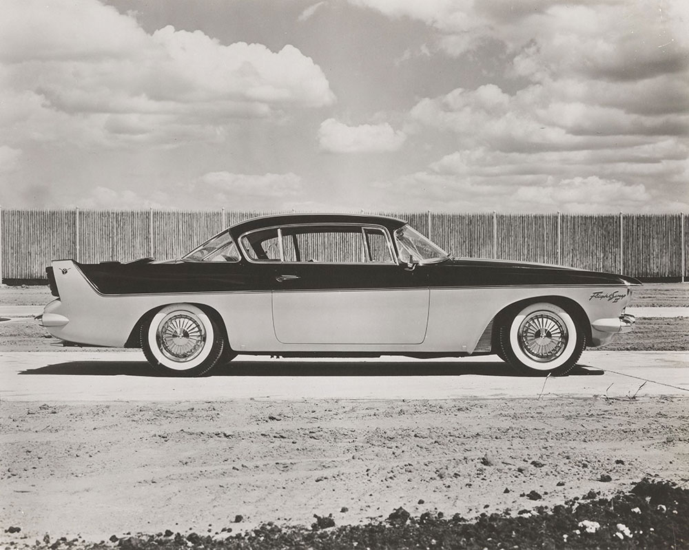 Chrysler Flight Sweep II hardtop concept car: 1955