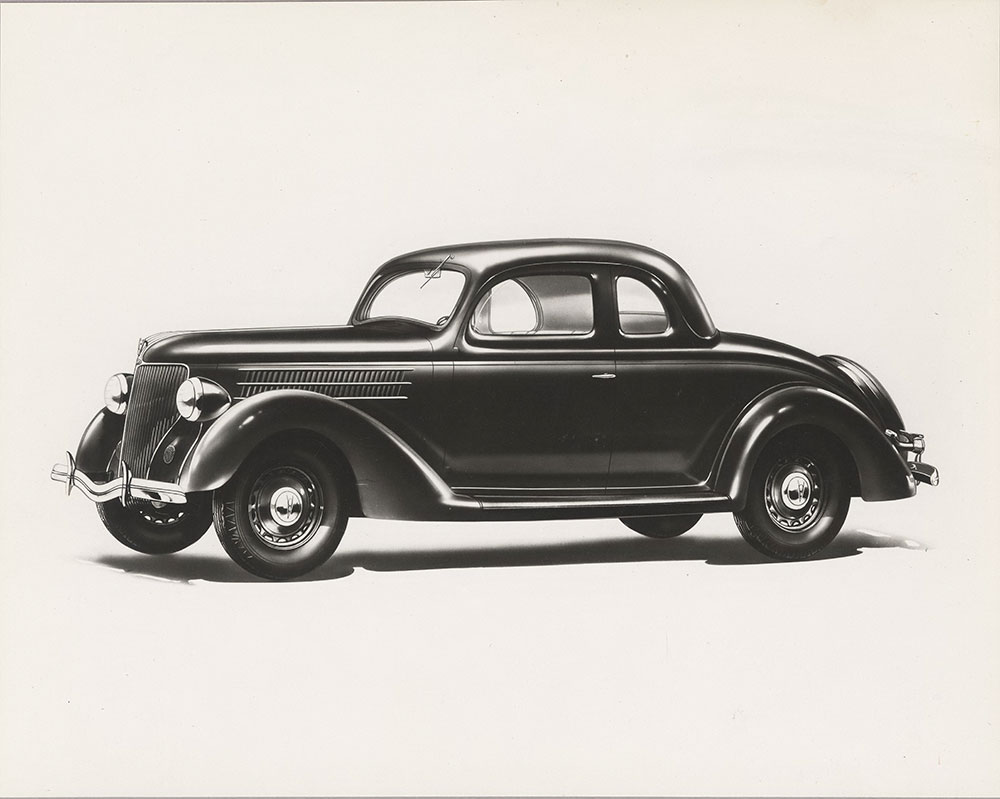 Ford V-8 Deluxe 5-window Coupe - 1936