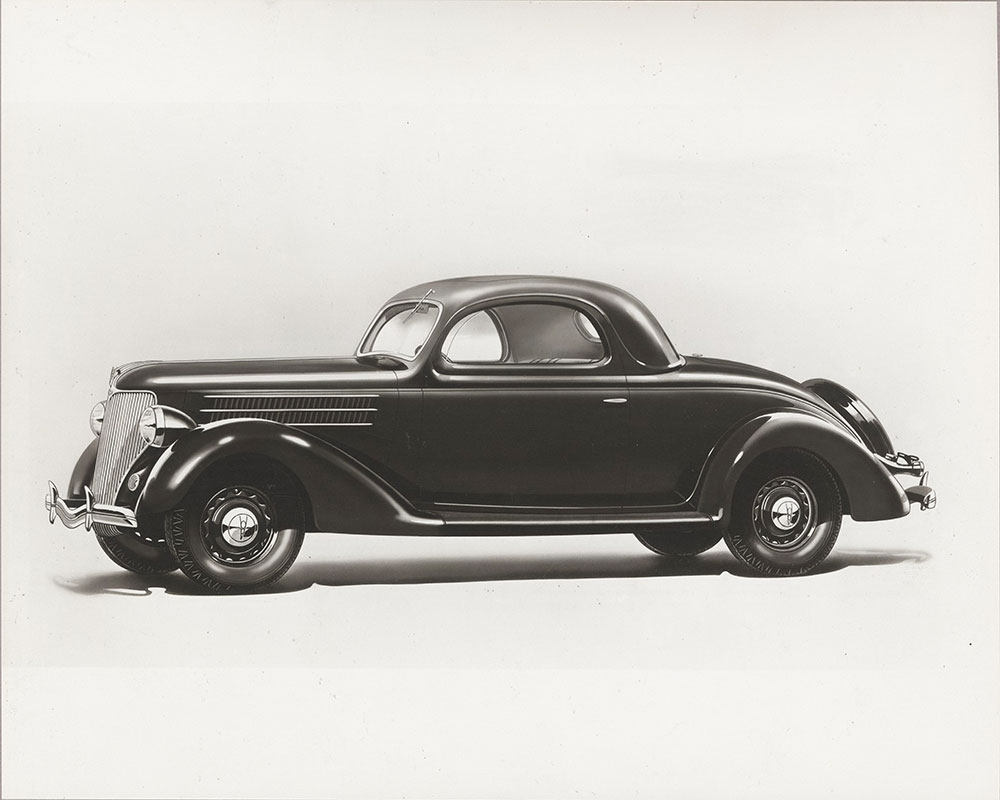 Ford V-8 Deluxe Coupe (3-window) - 1936