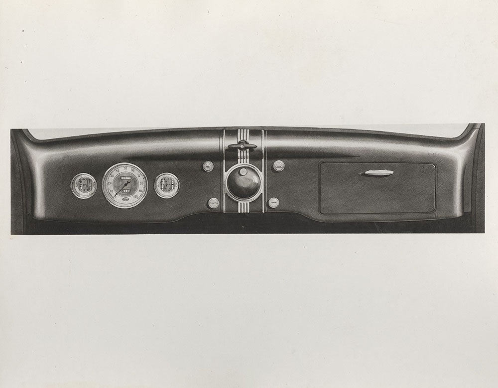 Ford, dashboard - 1936