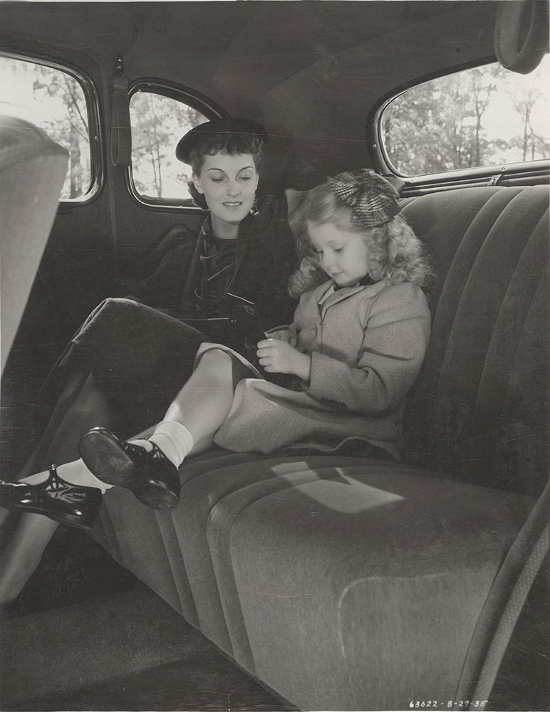 Ford, rear compartment - 1936