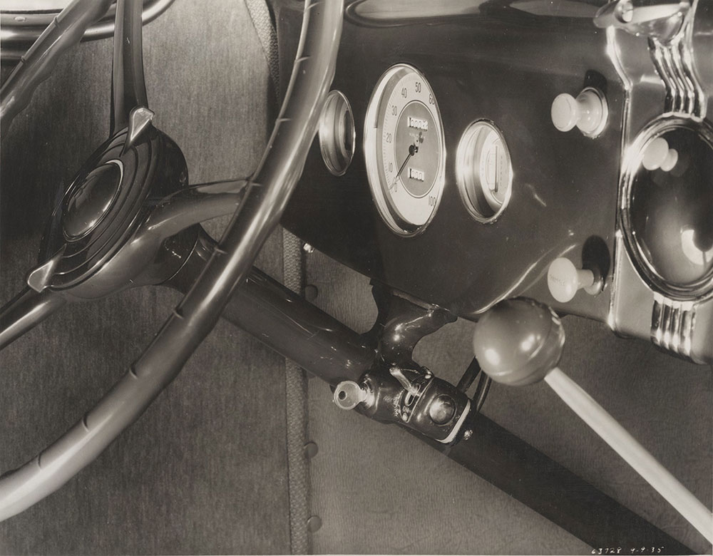 Ford, steering wheel, starter - 1936