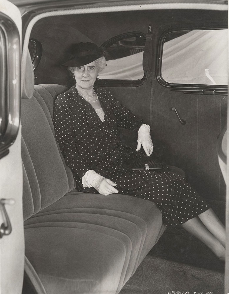 Ford, rear compartment, Fordor sedan - 1936