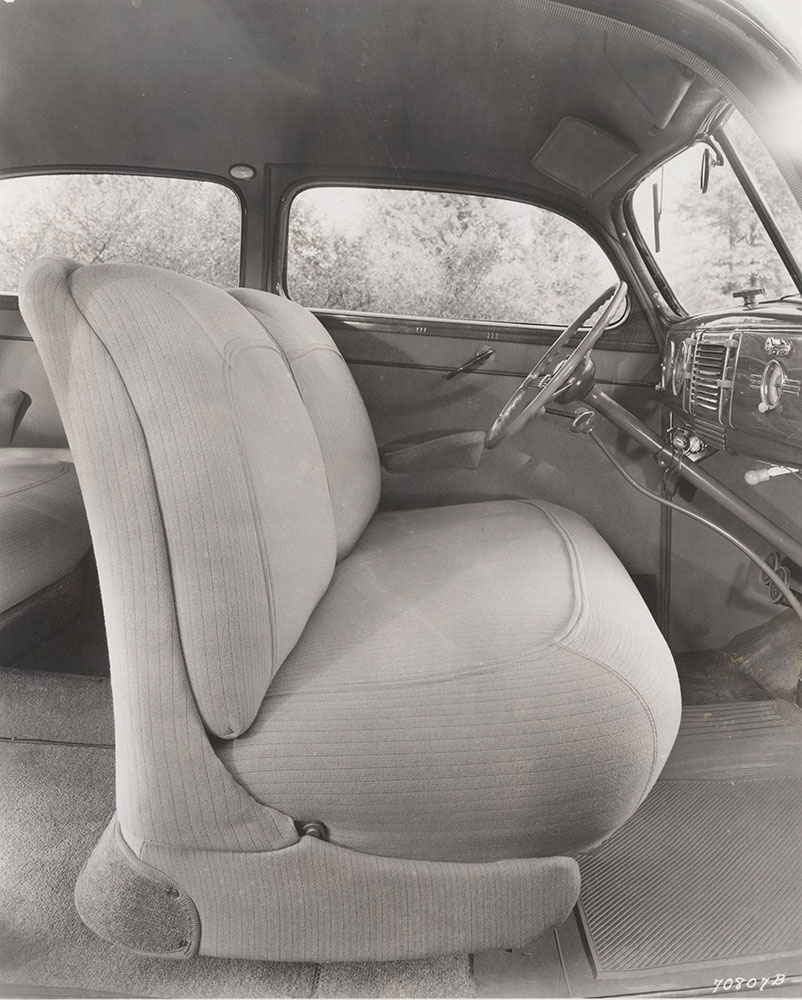 Ford Deluxe, Interior - 1939