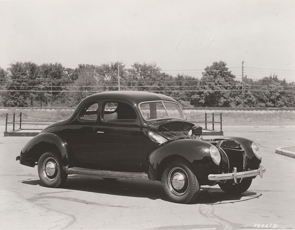 Ford Deluxe Coupe, factory mockup - 1939