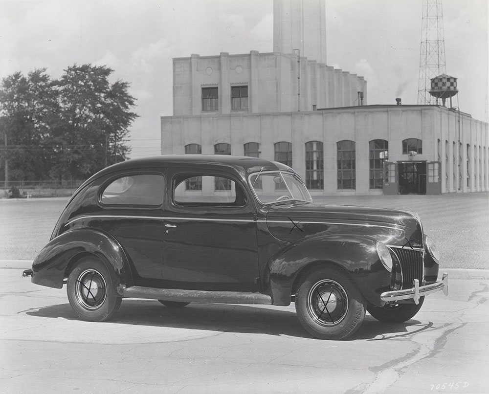 Ford Deluxe Tudor Sedan, factory mockup - 1939