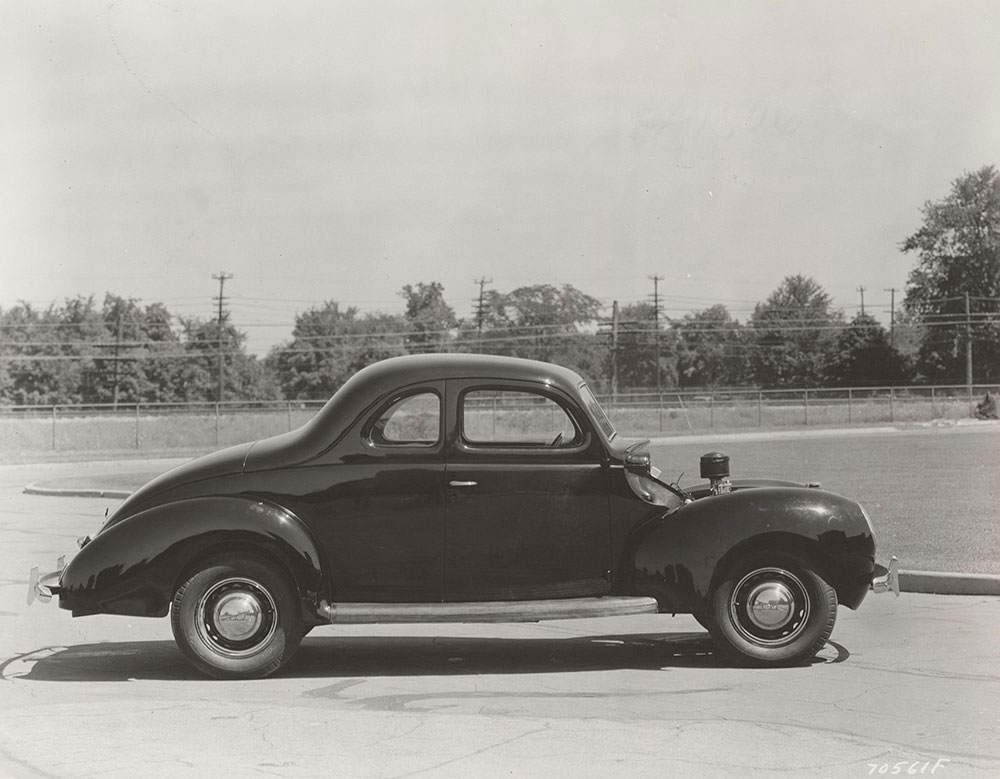 Ford Deluxe Coupe, factory mockup - 1939