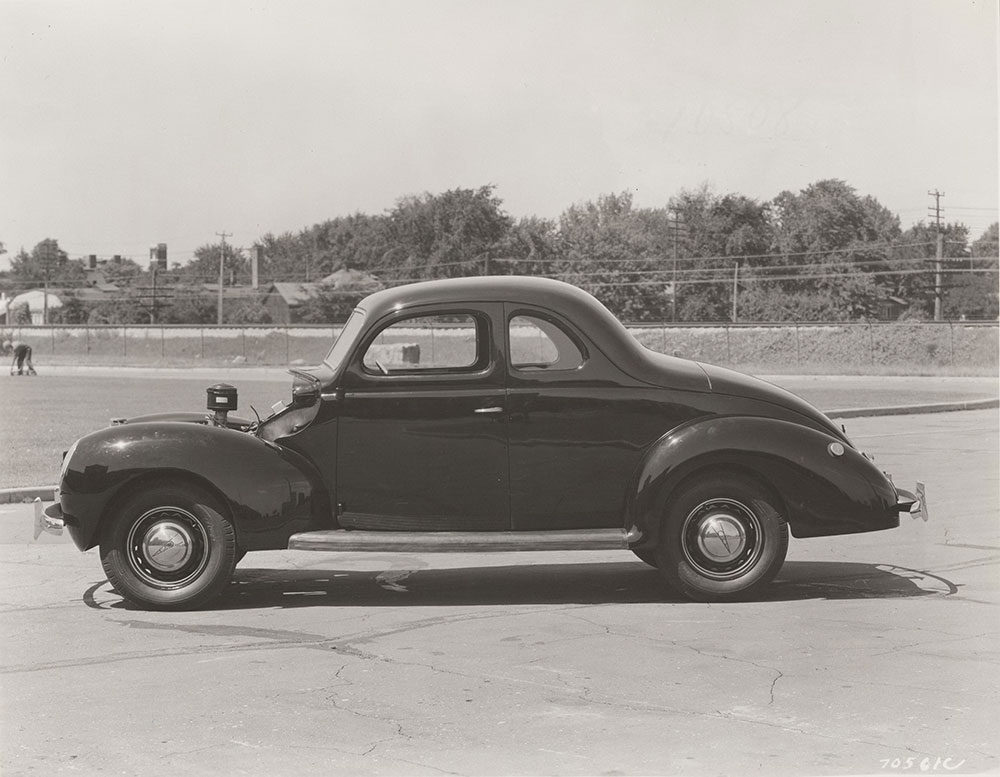 Ford Deluxe Coupe, factory mockup - 1939