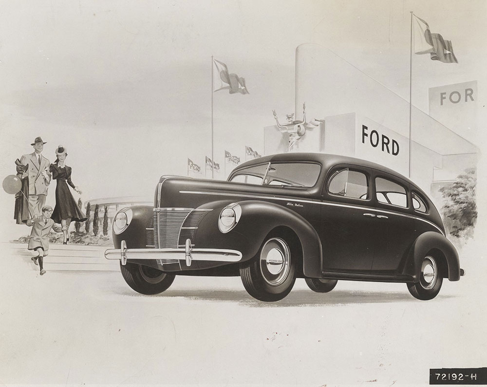 Ford Deluxe Fordor sedan  B-1 - 1940