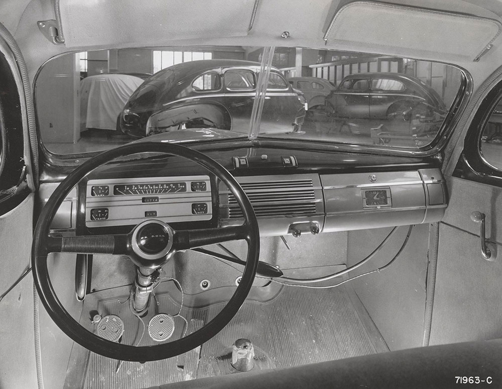 Ford  Deluxe Factory Mockup. Instrument Panel - 1940