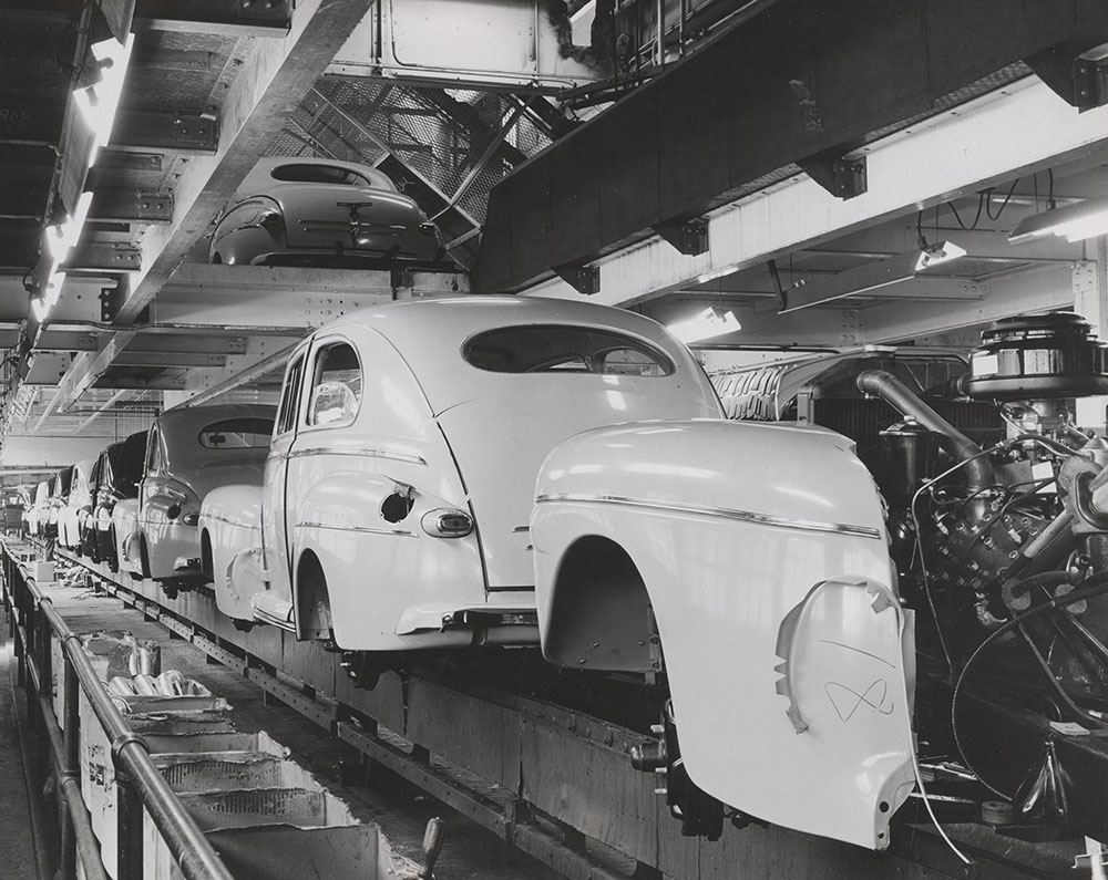 Ford Assembly Line, shut down - 1946