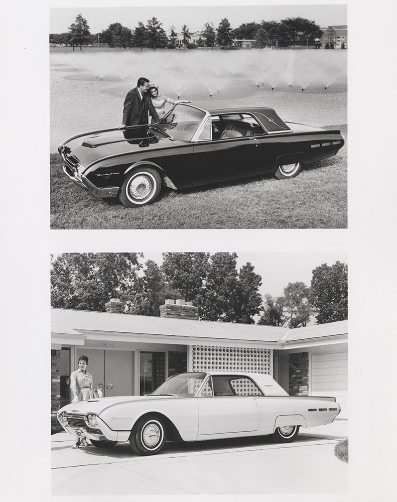 Ford Thunderbird Landau hardtop (top), standard hardtop (bottom) - 1962