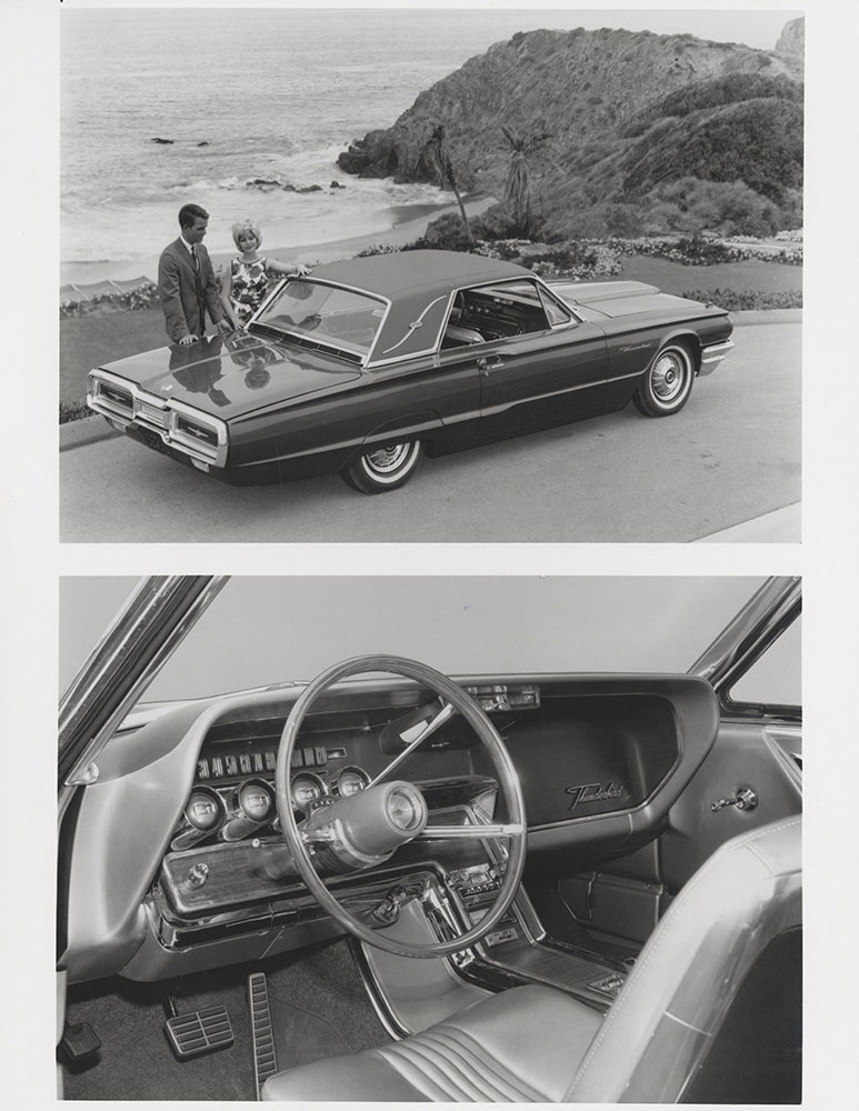Ford Thunderbird Landau (top), interior (bottom) - 1964