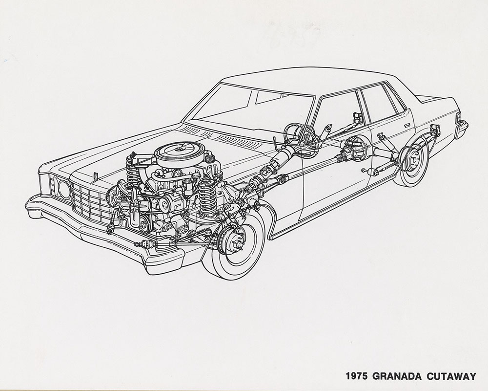 Ford Granada - 1975 (Cutaway)