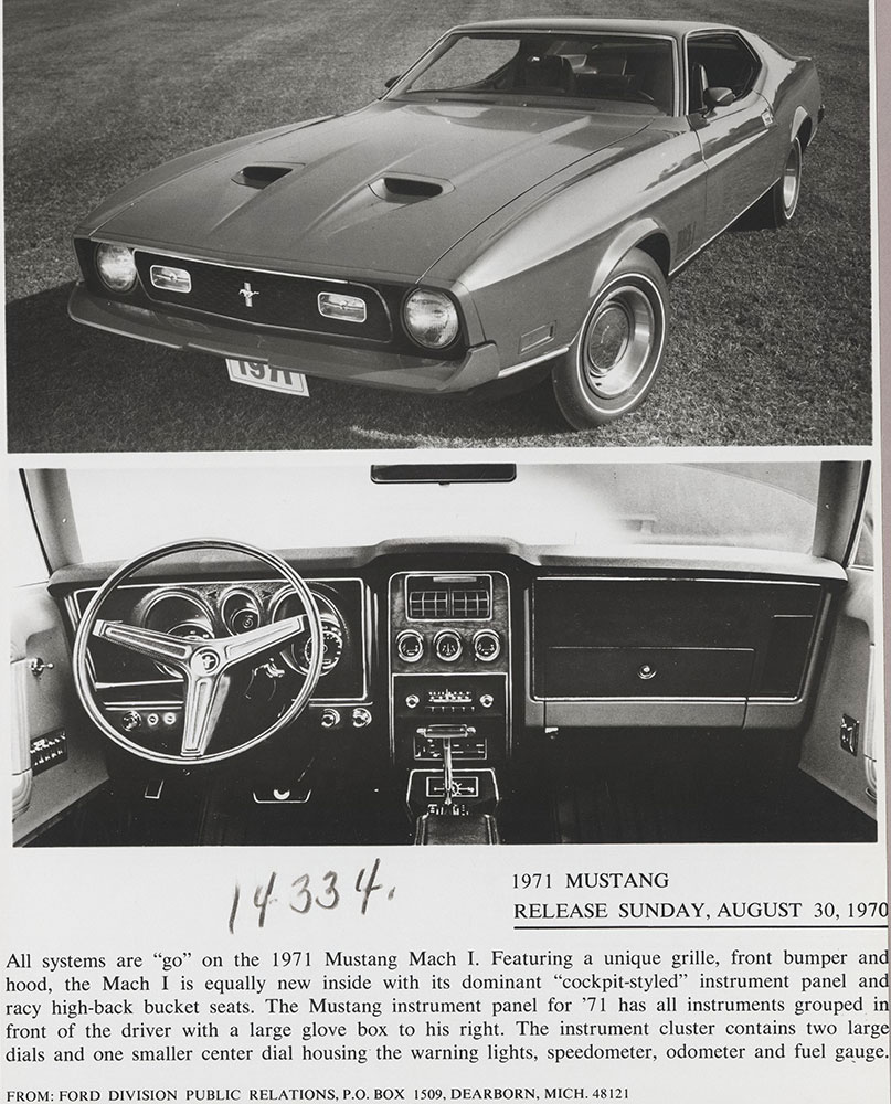 Ford Mustang Mach 1 - 1971