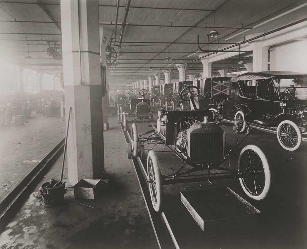 Ford Motor Co. Highland Park Plant - Engine Drop, 1913