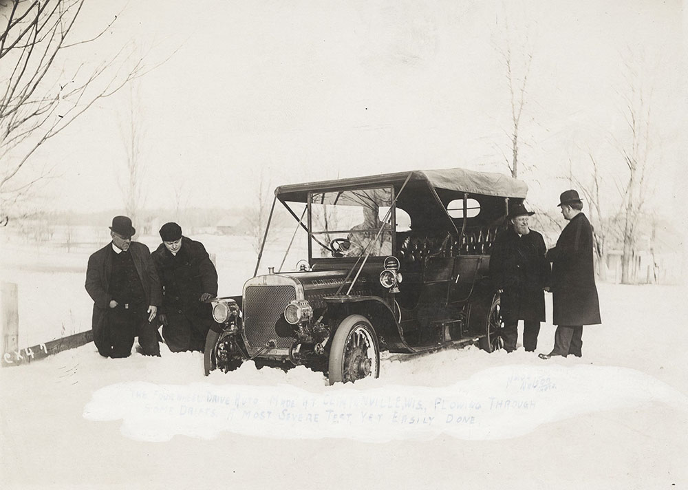 F.W.D. original Seven Passenger Touring Car - Four Wheel Drive of Clintonville Wis. - ca. 1910