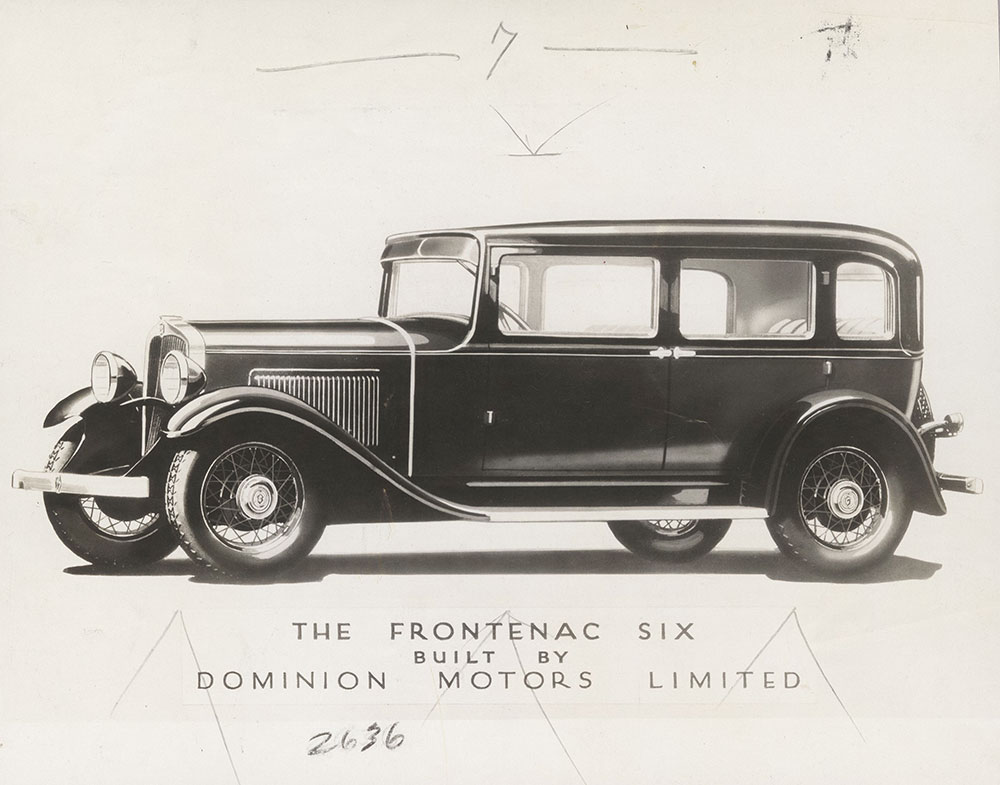 Frontenac Six (Dominion Motors, Toronto, Canada)  - 1932