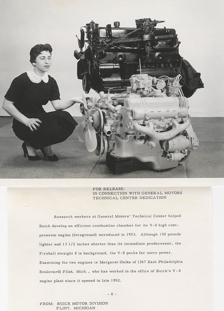 General Motors Tehnical Center: Buick V-8 high compression engine - 1953