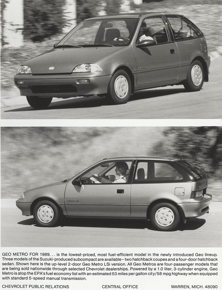 Geo Metro LSi- 1989 - Digital Collections - Free Library