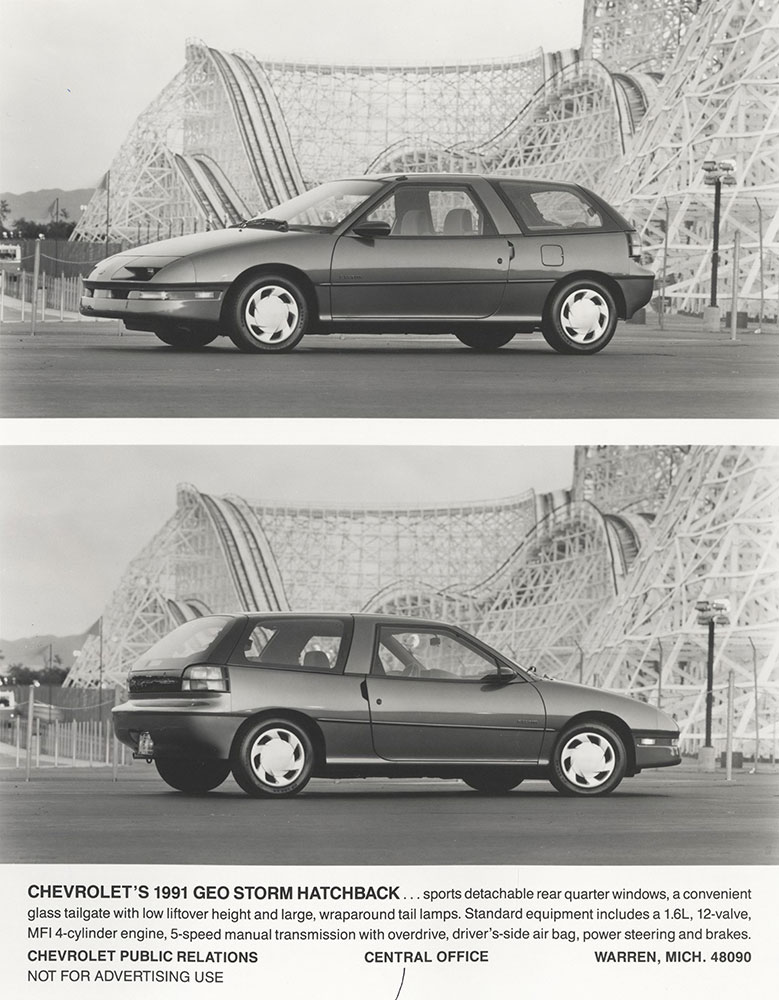 Chevrolet's 1991 Geo Storm Hatchback