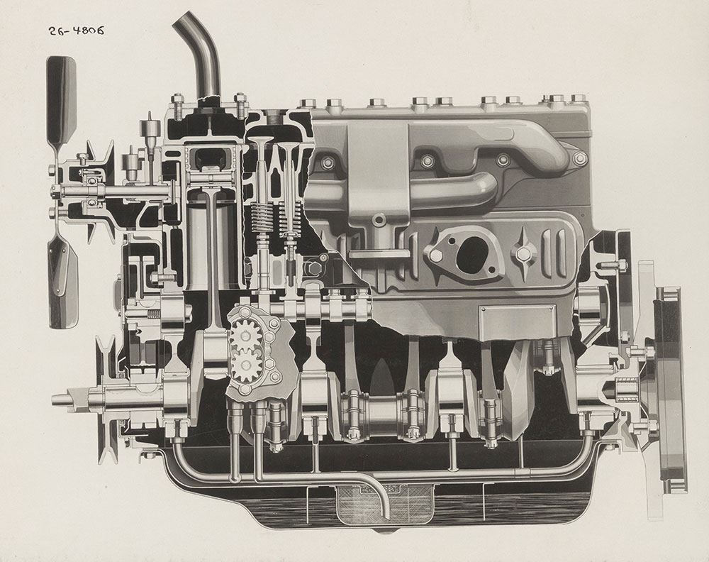 Erskine Six motor - 1927