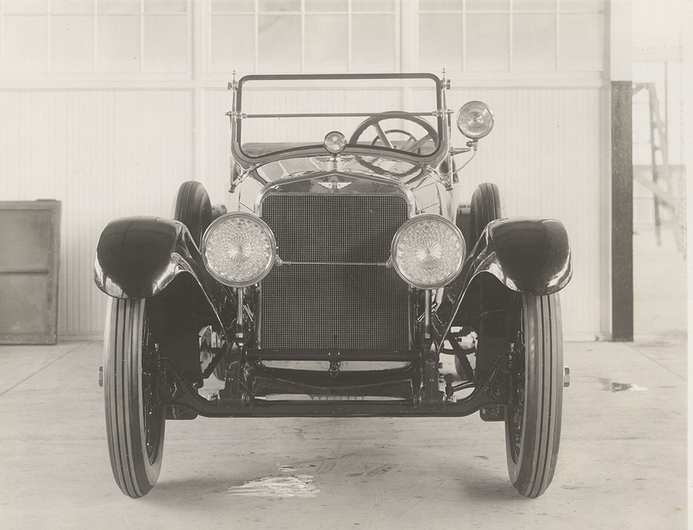 H.C.S. touring, front view, radiator - 1920