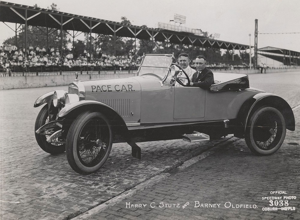 H.C.S. Roadser, Indianapolis Speedway Pace Car, Harry C Stutz at the wheel - 1921