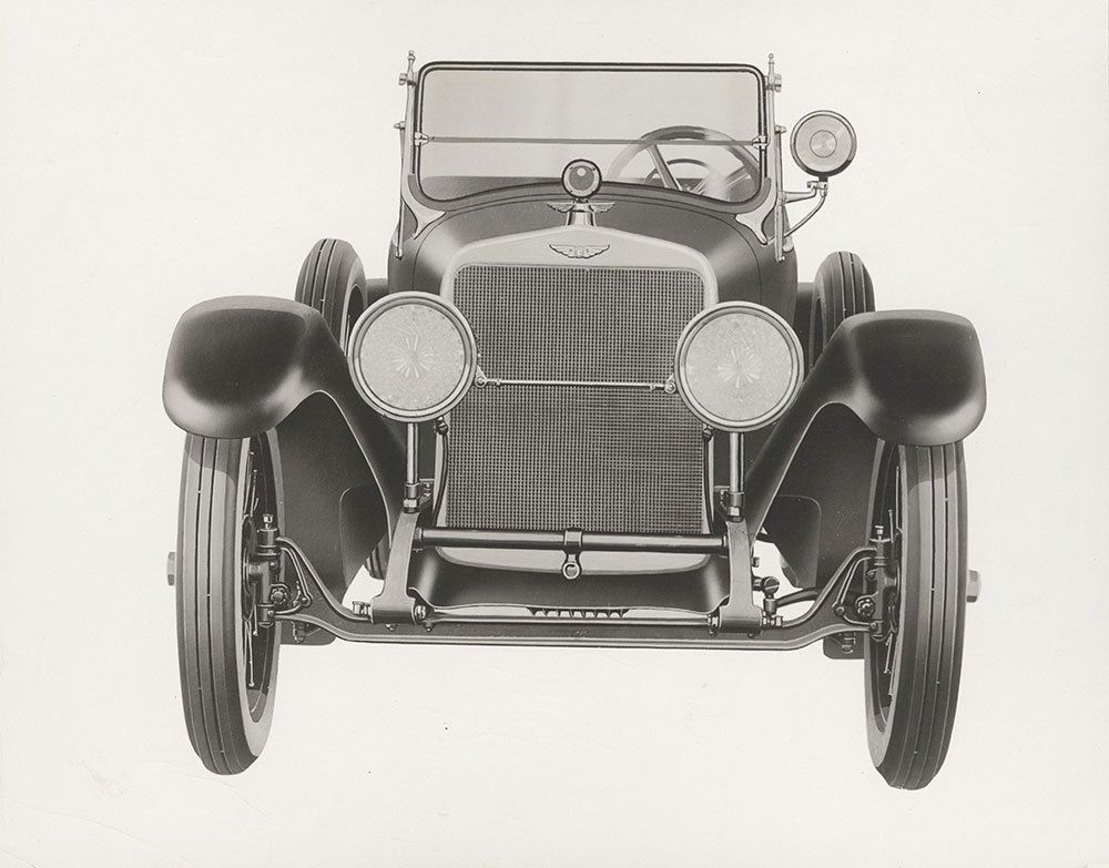 H.C.S. view from front, radiator - 1921