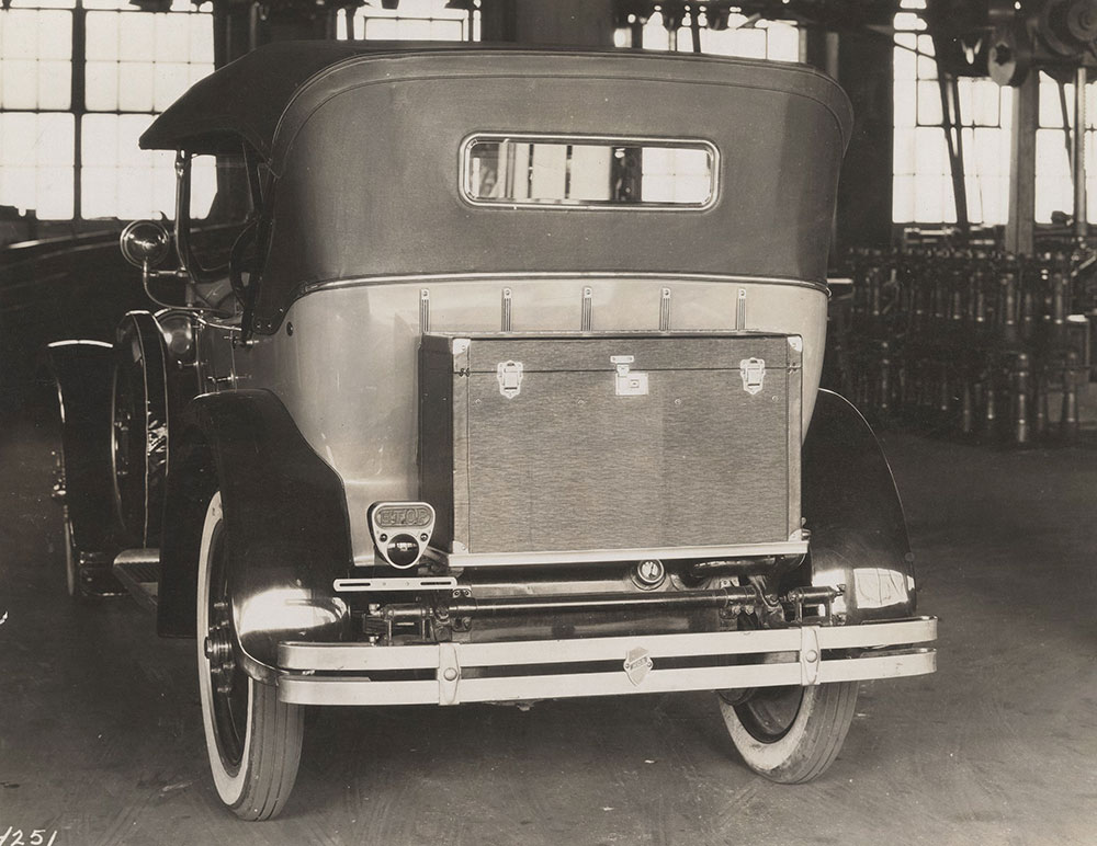 H.C.S. rear view showing trunk- 1924