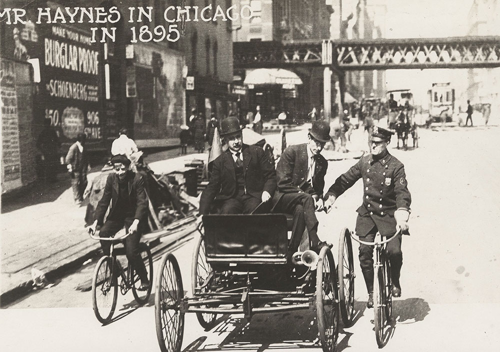 Haynes-Apperson: Mr. Haynes in Chicago in 1895