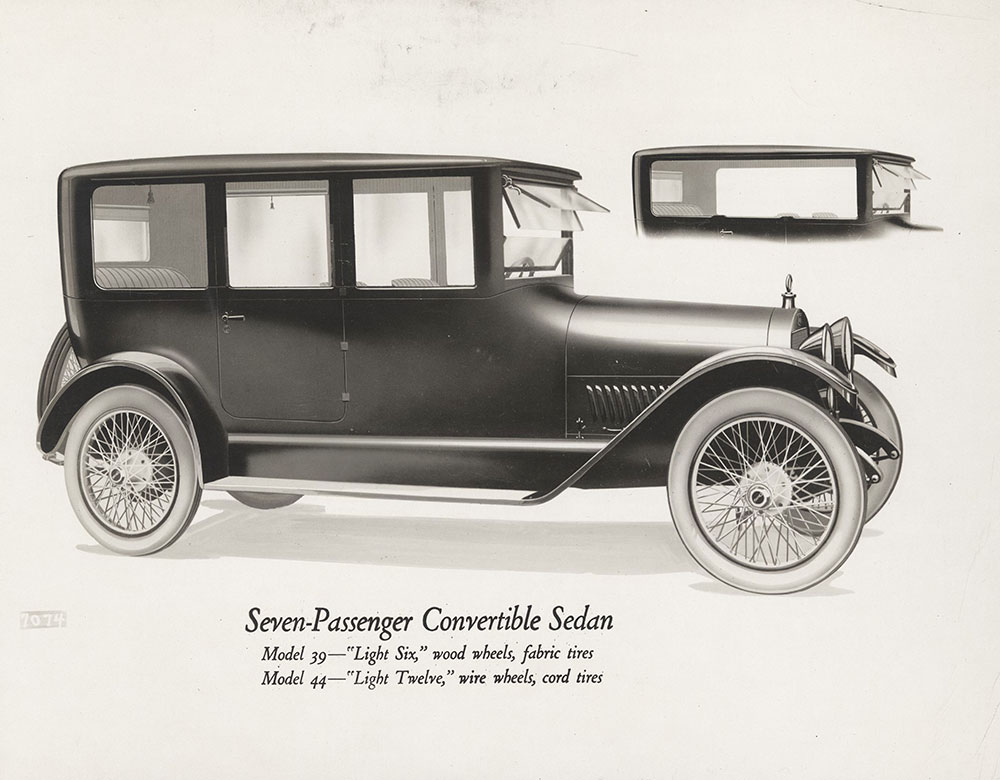 Haynes 7 passenger convertible sedan - 1918