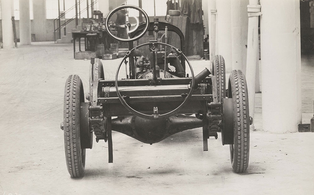 Haynes Chassis, Model 47, view from rear - 1920
