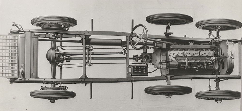 Bird's-Eye View of Haynes 75 Chassis - 1922
