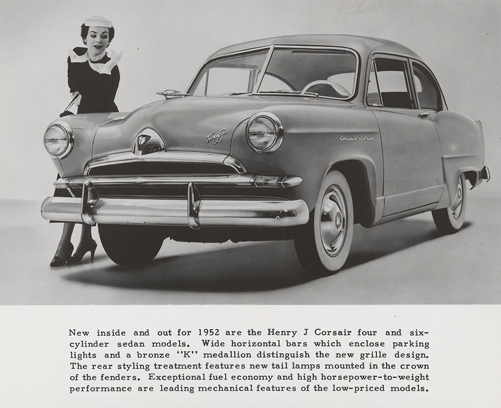 Henry J Corsair Deluxe Sedan - 1952