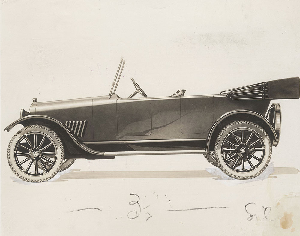 Hollier open touring car - ca. 1918