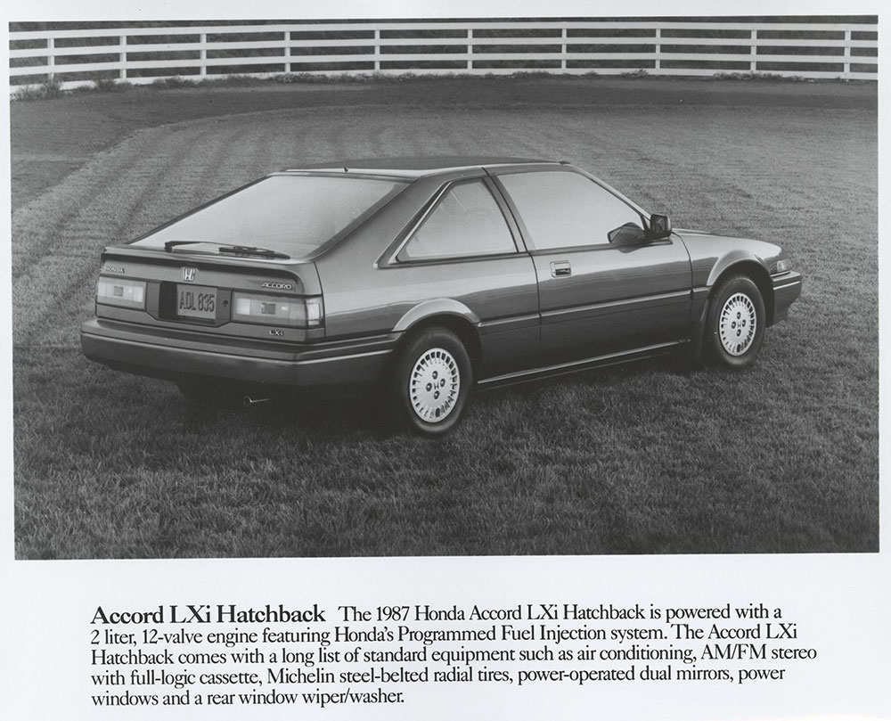 Honda Accord LXi Hatchback - 1987