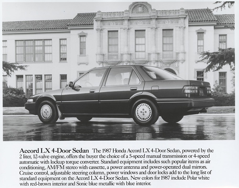 Honda LX 4-Door Sedan - 1987