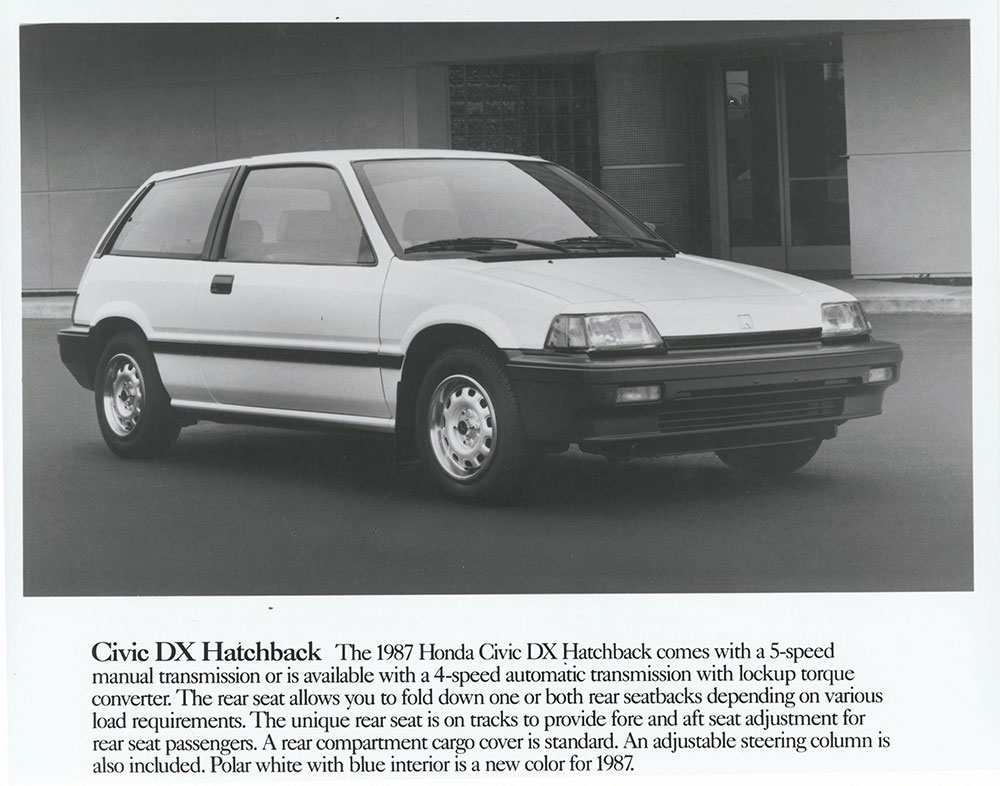 Honda DX Hatchback - 1987