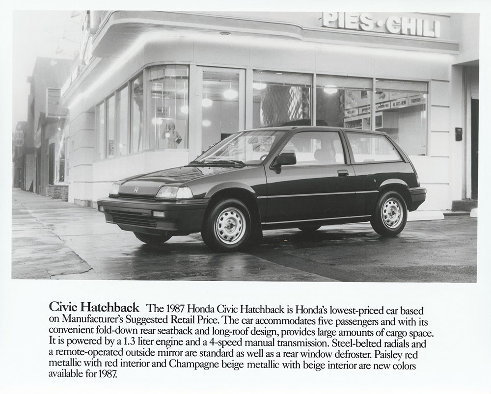 Honda Civic Hatchback - 1987