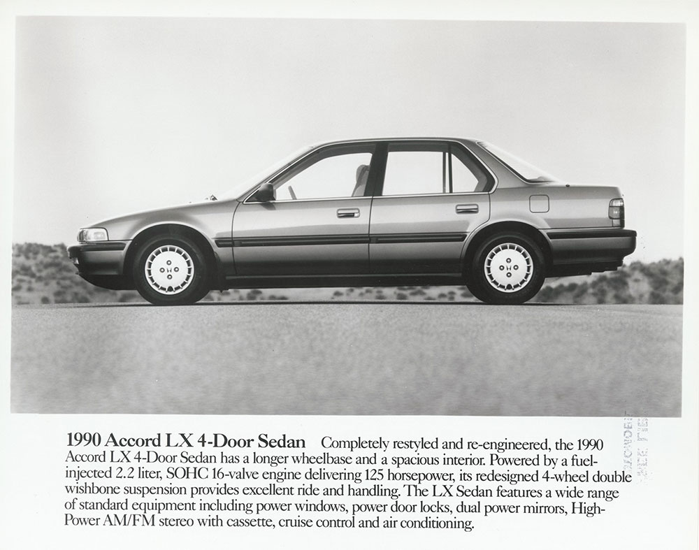 Honda Accord LX 4-Door Sedan - 1990