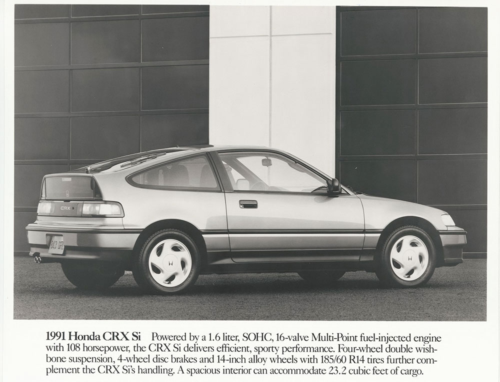 Honda Crx Si 1991 Digital Collections Free Library