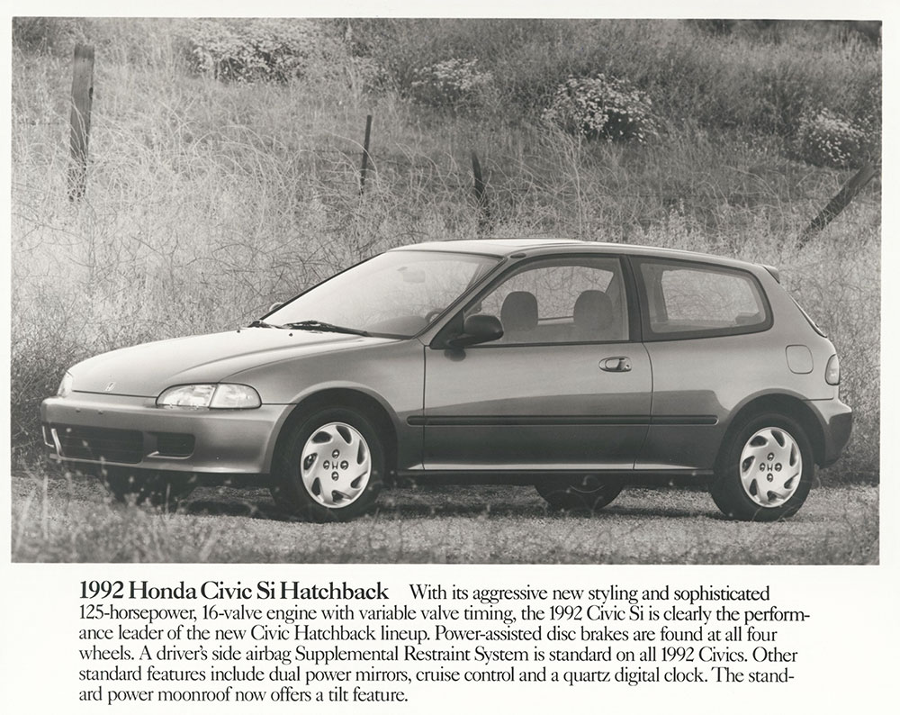 Honda Civic Si Hatchback - 1992