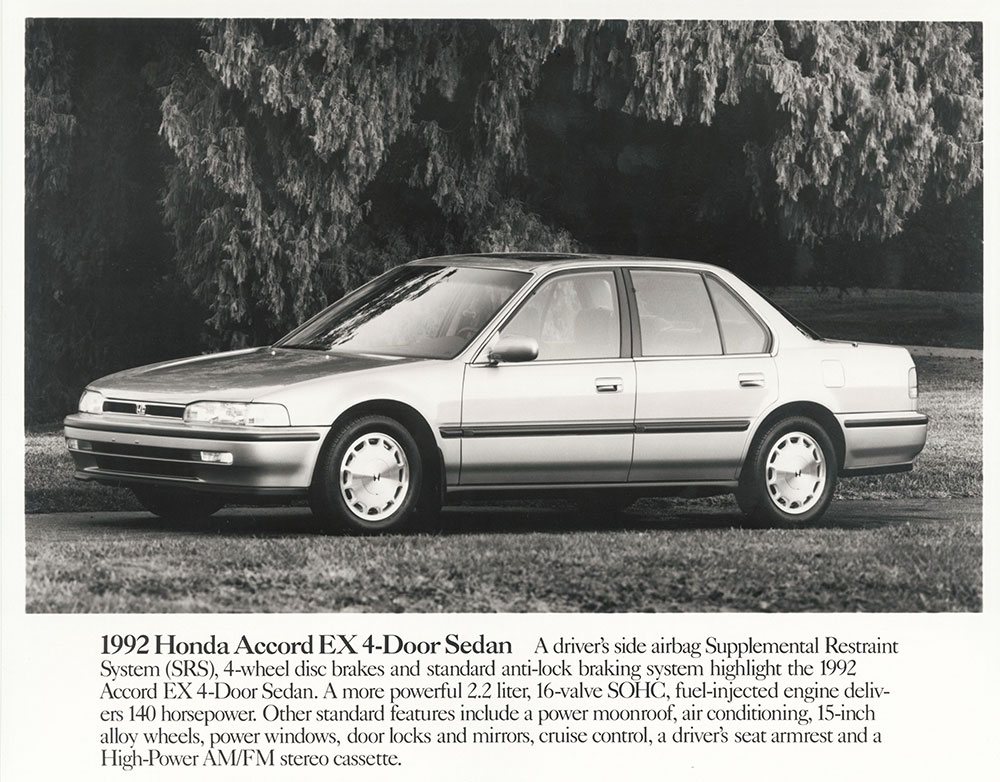 Honda Accord EX 4-Door Sedan - 1992